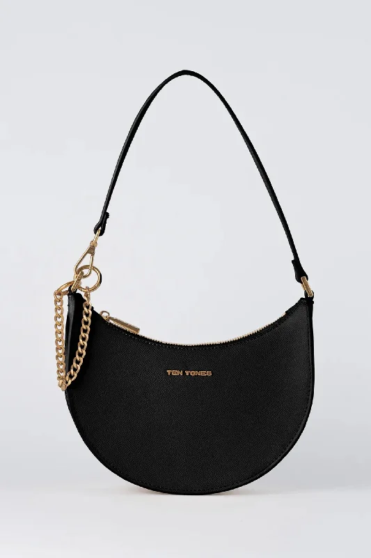 TEN TONES Grayson Moon Bag Black