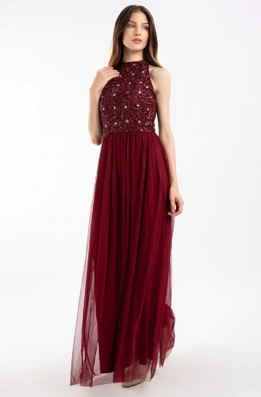 Gui Burgundy Bridesmaid Dress