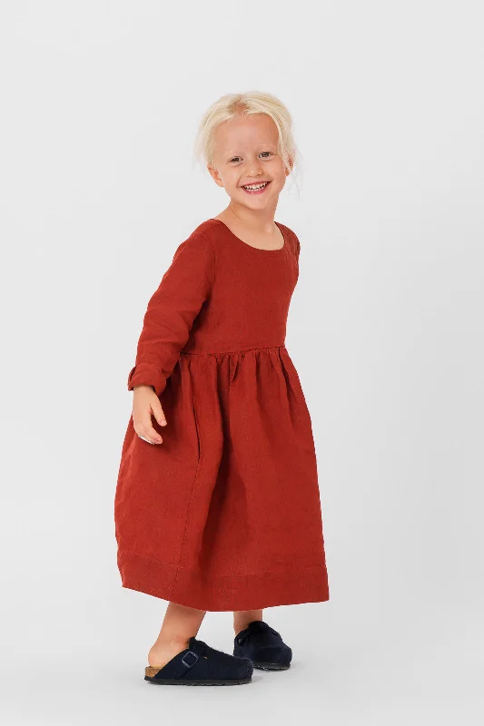 Mini Me Smock Dress, Long Sleeve