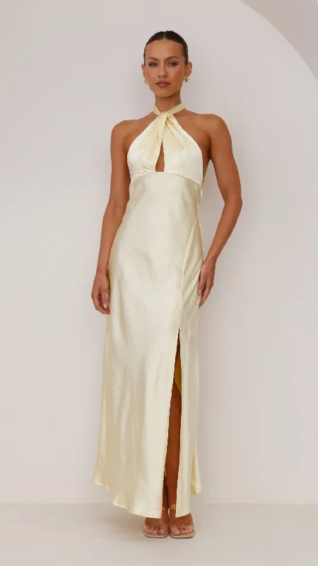 Amalia Maxi Dress - Yellow