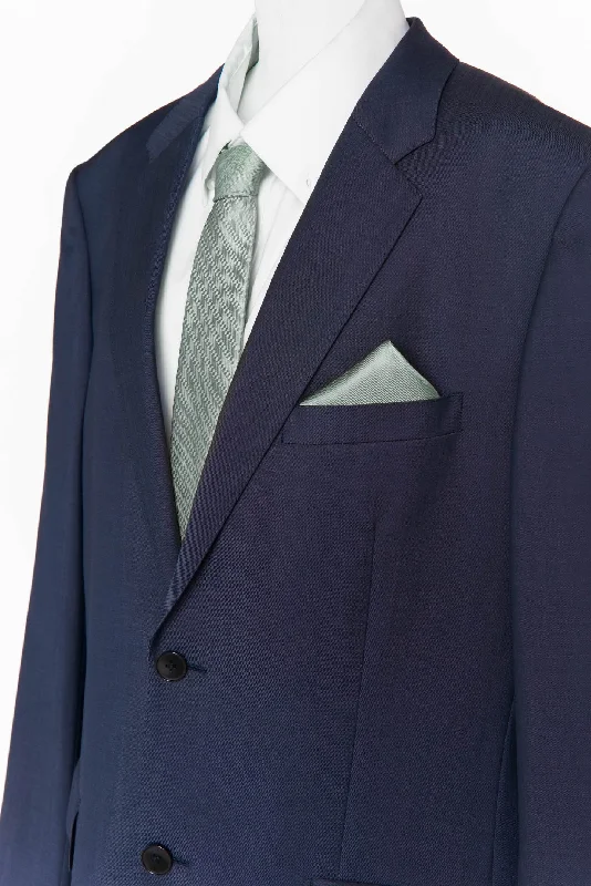 Sam Pocket Square ~ Deep Sage Solid